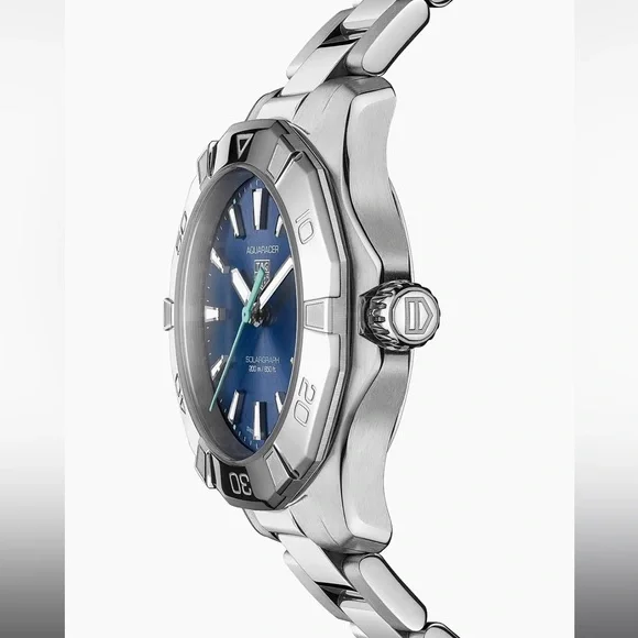 NEW - TAG HEUER Aquaracer Professional 200 Solargraph Stainless Steel Watch/34MM - Picture 15 of 16
